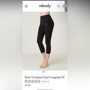 Black Capri legging